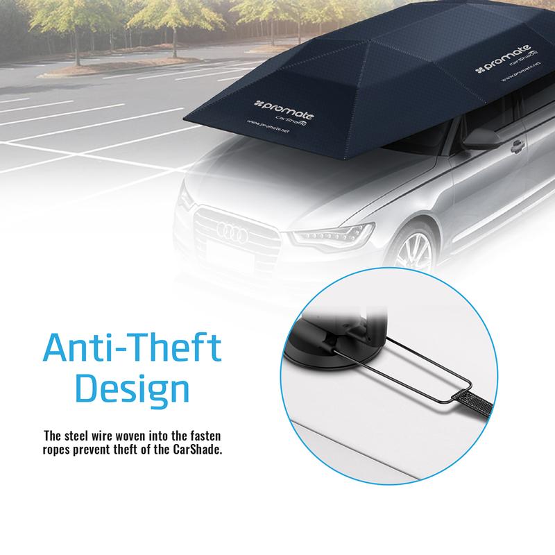 PROMATE Universal Protective Weather Proof Car Umbrella