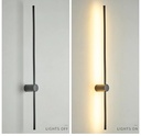 Dimmable colorful wall lamp modern RGB remote control LED wall lamp bedroom living room decoration lighting