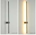 Dimmable colorful wall lamp modern RGB remote control LED wall lamp bedroom living room decoration lighting