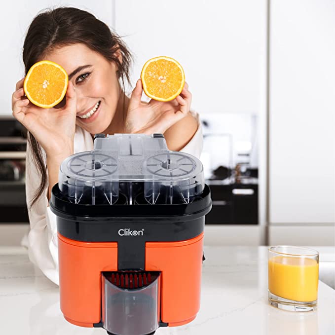Clikon Electric Citrus Juicer, 90W, CK 2258, Black/Orange