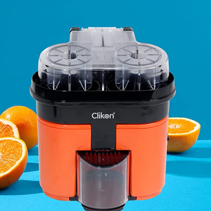 Clikon Electric Citrus Juicer, 90W, CK 2258, Black/Orange
