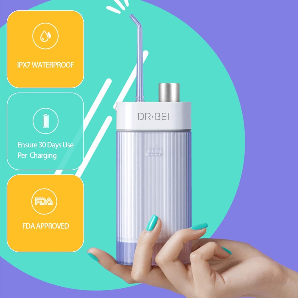 Xiaomi Dr.BEI GF3 Oral Irrigator Dental 180ml Water Flosser