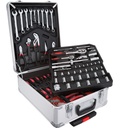 TecTake 187Pcs Aluminium Metal Tool Box Kit