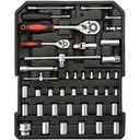 TecTake 187Pcs Aluminium Metal Tool Box Kit