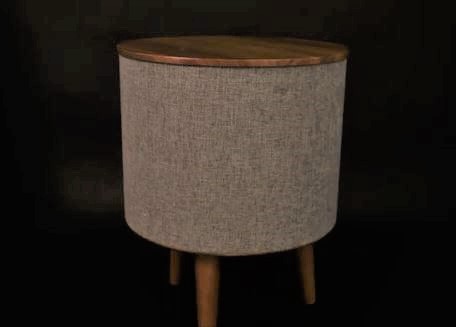 Round Table Speaker With Wireless Charger  - CUBE-UI