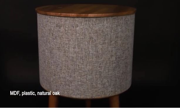Round Table Speaker With Wireless Charger  - CUBE-UI
