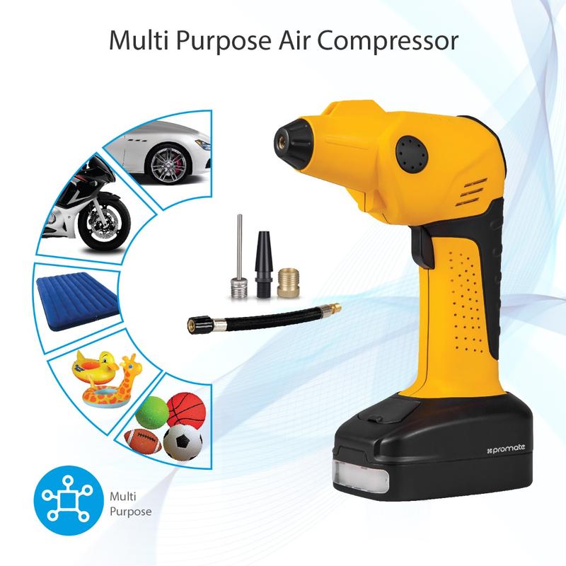 PROMATE Patrol-Pro 250A/12V Emergency Jump Starter with Portable Electronic Air Compressor