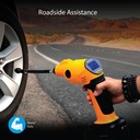 PROMATE Patrol-Pro 250A/12V Emergency Jump Starter with Portable Electronic Air Compressor