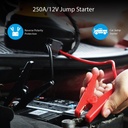 PROMATE Patrol-Pro 250A/12V Emergency Jump Starter with Portable Electronic Air Compressor