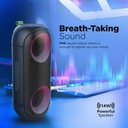 VERTUX Immersive Wireless Speakers With "AuraSync" LED Lights |Rumba|