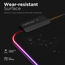 VERTUX SwiftPad-XL GameImmersion™ Smooth Scrolling RGB LED Gaming Mouse Pad
