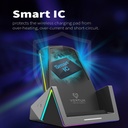 VERTUX VertuCharge-Qi 15W Pro-Gaming Wireless Charging Station