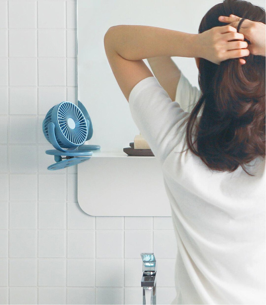 Xiaomi SOLOVE F3 Mini Clip Fan 360 Degrees Rotation Three Speeds Setting USB Charging