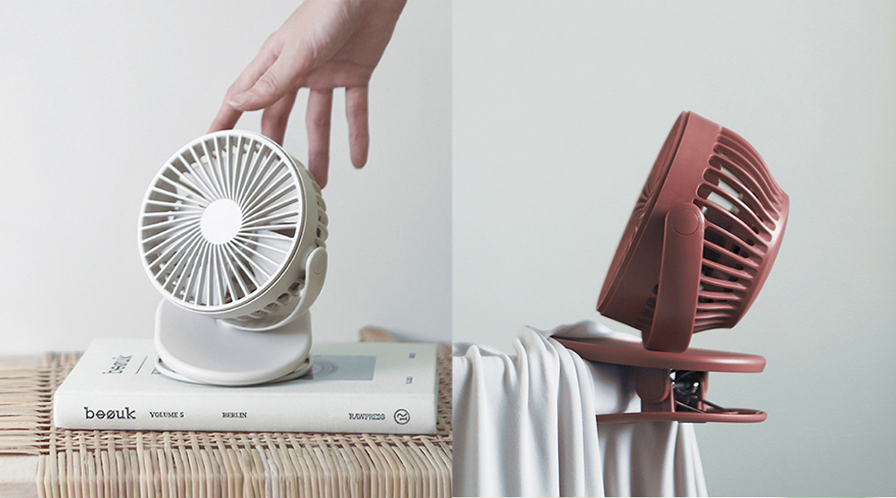 Xiaomi SOLOVE F3 Mini Clip Fan 360 Degrees Rotation Three Speeds Setting USB Charging