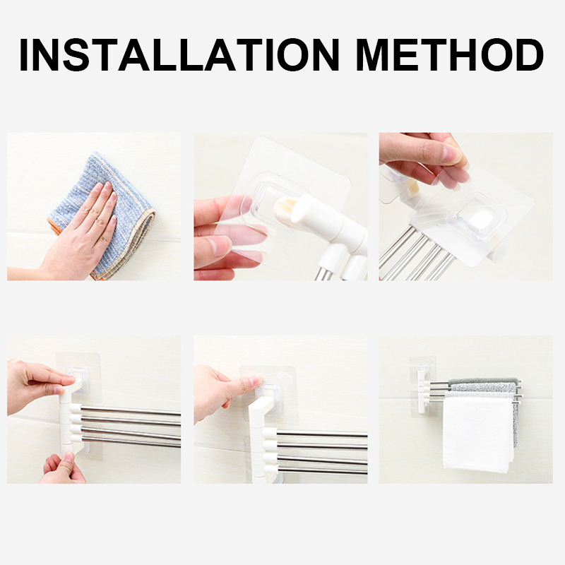 MULTIFUNCTIONAL 4-BAR TOWEL RACK