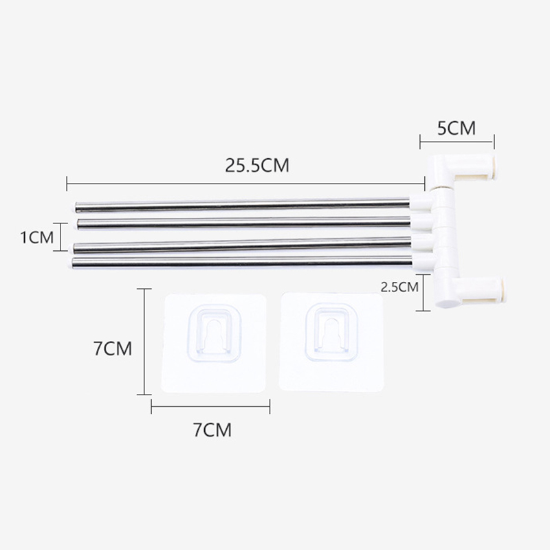 MULTIFUNCTIONAL 4-BAR TOWEL RACK