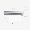 MULTIFUNCTIONAL 4-BAR TOWEL RACK