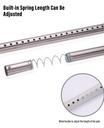 Flexible Clothes Hanger One Column Consists Of 3 Irons, 3 Wings, 3 Screws, 2 Silicone bases