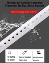 Flexible Clothes Hanger One Column Consists Of 3 Irons, 3 Wings, 3 Screws, 2 Silicone bases