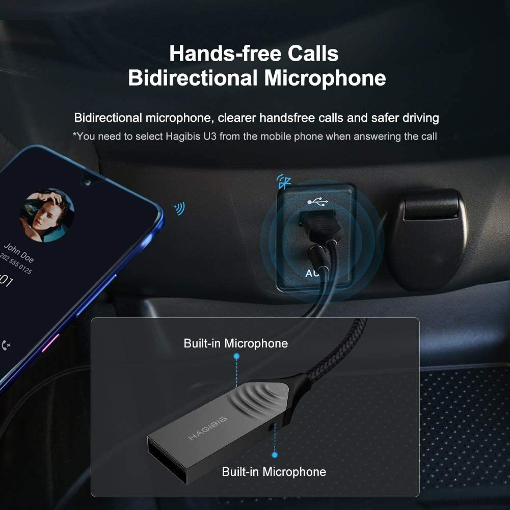 HAGiBiS Wireless Audio Adapter - U3