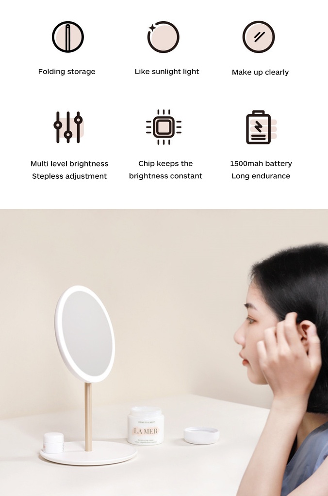 Xiaomi MUID TRAVEL MAKEUP MIRROR H-M-02