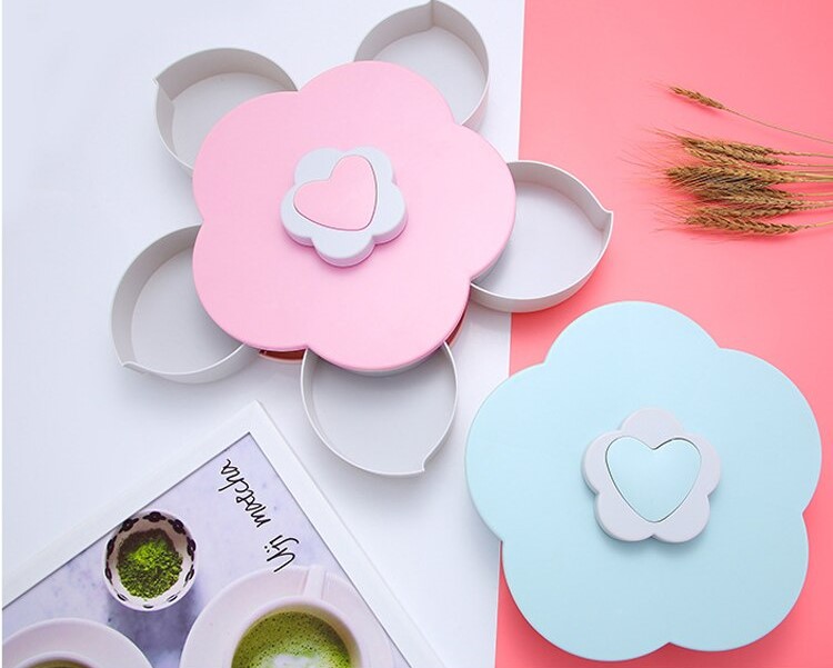 PATTERN ROTATING CANDY PLATE SINGLE LAYER