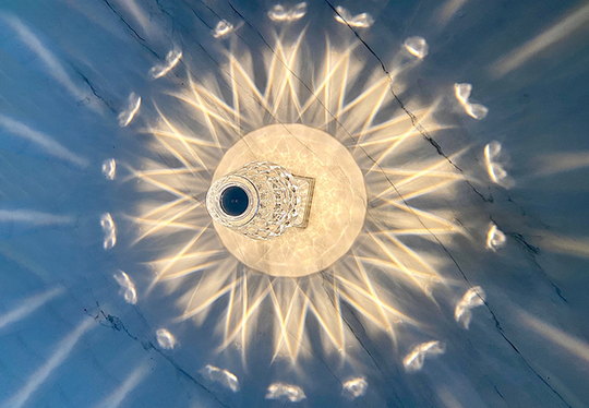 RECHARGEABLE CRYSTAL RGB TABLE LIGHT BED SIDE LAMP