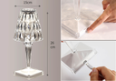 RECHARGEABLE CRYSTAL RGB TABLE LIGHT BED SIDE LAMP