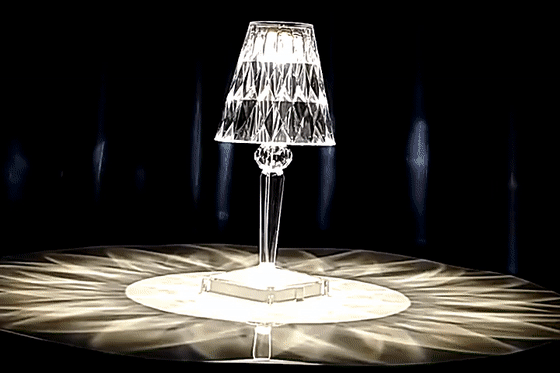 RECHARGEABLE CRYSTAL RGB TABLE LIGHT BED SIDE LAMP
