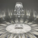 RECHARGEABLE CRYSTAL RGB TABLE LIGHT BED SIDE LAMP