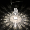 RECHARGEABLE CRYSTAL RGB TABLE LIGHT BED SIDE LAMP