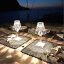 RECHARGEABLE CRYSTAL RGB TABLE LIGHT BED SIDE LAMP