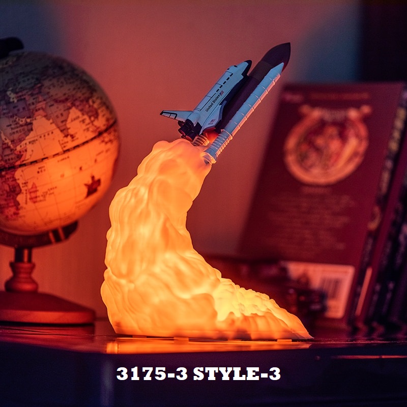 3D PRINTING ROCKET TABLE LAMP