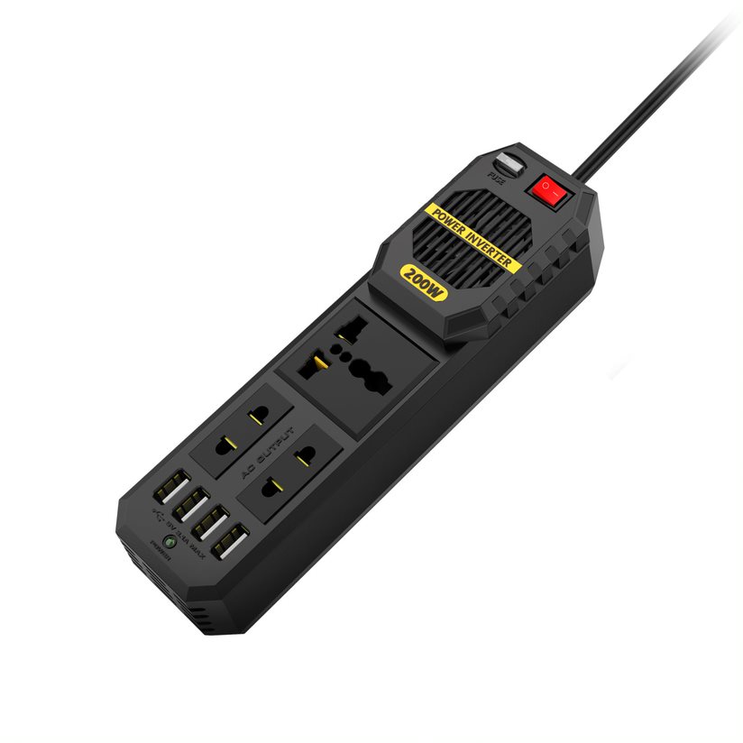 GREEN STARK PLUS POWER INVERTER 200W - GNSTPSBK