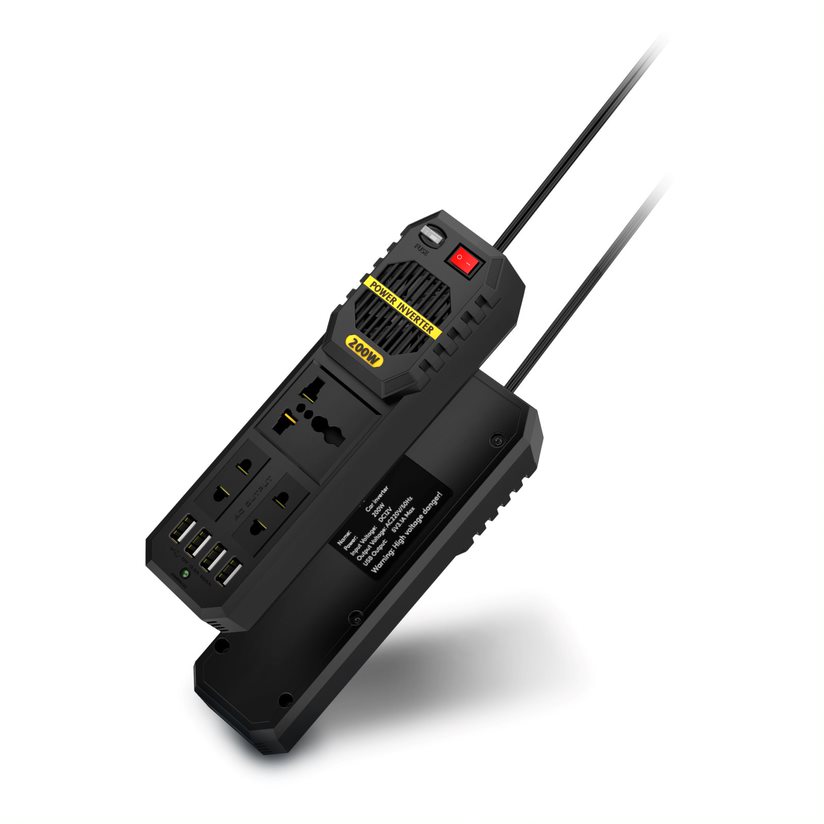 GREEN STARK PLUS POWER INVERTER 200W - GNSTPSBK