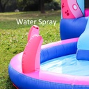 Outdoor Kids Swimming Pool Toy Doctor Floating House Dolphin Octopus Jumping Water Spray Fun Garden With Tube Trampoline