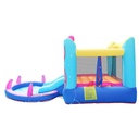 Outdoor Kids Swimming Pool Toy Doctor Floating House Dolphin Octopus Jumping Water Spray Fun Garden With Tube Trampoline