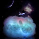 Creative LED Colorful Clouds Astronaut Lamp with Rainbow Effect,Astronaut Lamp with Rainbow Effect As Children's Night Light Cloud Lamps Fixture for Child Girls Boys Room Bedroom Decoration