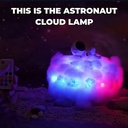 Creative LED Colorful Clouds Astronaut Lamp with Rainbow Effect,Astronaut Lamp with Rainbow Effect As Children's Night Light Cloud Lamps Fixture for Child Girls Boys Room Bedroom Decoration