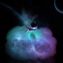 Creative LED Colorful Clouds Astronaut Lamp with Rainbow Effect,Astronaut Lamp with Rainbow Effect As Children's Night Light Cloud Lamps Fixture for Child Girls Boys Room Bedroom Decoration