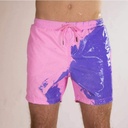 LYFT Color Changing Summer Beach Pants Shorts for Men Temperature-Sensitive Quick Dry Swim Trunks Shorts