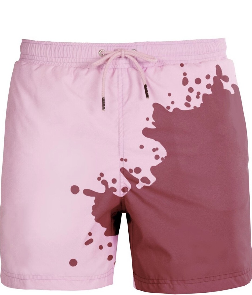 LYFT Color Changing Summer Beach Pants Shorts for Men Temperature-Sensitive Quick Dry Swim Trunks Shorts