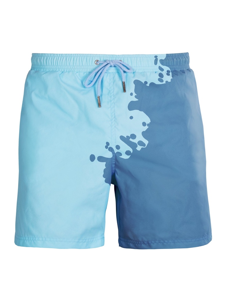 LYFT Color Changing Summer Beach Pants Shorts for Men Temperature-Sensitive Quick Dry Swim Trunks Shorts