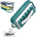 Ice Cube Trays,2 in 1 multifunction Portable Ice Ball Maker Kettle With 18 Grids Flat Body Lid Cooling Ice Pop/Cube Molds,Ice Ball Maker Mold,Easy Release,Ice Maker With Lid