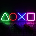 Neon Signs for Playstation Light Icon Gaming, Neon Signs for Bedroom Wall Decor, USB Powered Switch LED Neon Lights for PS5 Game Room, Living Room, Man Cave, Teen, Gamer Room Decor Aesthetic