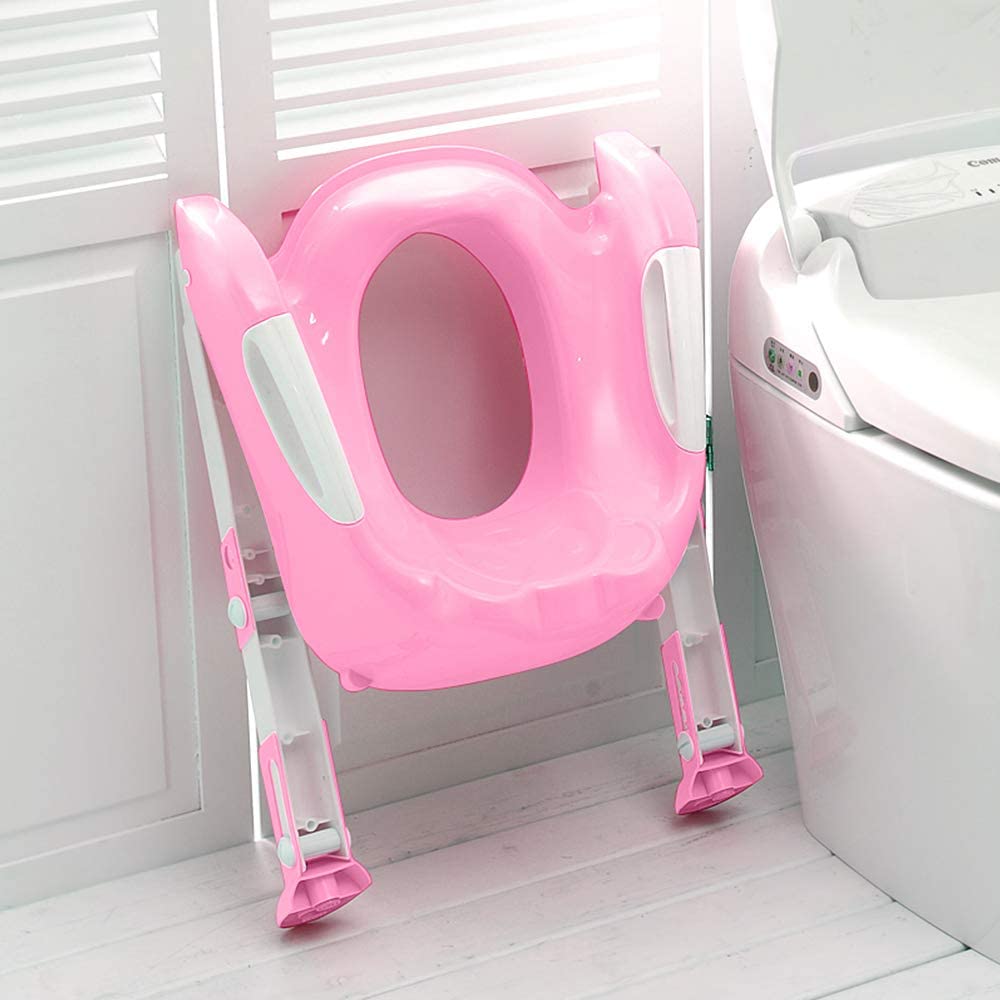 Children's Toilet - Toilet Seat with Step Stool Ladder for Boy and Girl Baby Toddler Kid Children’s Toilet Training Seat Chair with Soft |F6815|