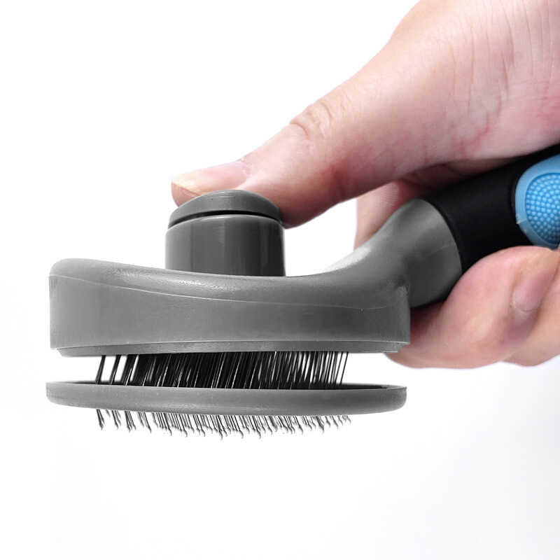 Benepaw Efficient Self Cleaning Slicker Pet Grooming Brush For Small Large Dogs Cats Comfortable Safe Anti-slip Comb For Pets