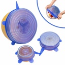 Silicon Food Covers, Stretch Super Silicone Lids, Reusable Durable Lids to Keep Food Fresh, Stretchable Food Covers & Bowl Cover