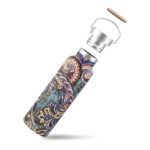 GREEN PATERN WATER BOTTLE WITH DOUBLE VACUUM WALL - GNPVFML