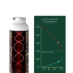 GREEN PATERN WATER BOTTLE WITH DOUBLE VACUUM WALL - GNPVFML